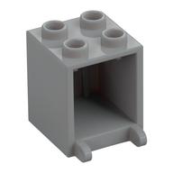Box 2 × 2 × 2 [Hollow Studs] Light Bluish Gray