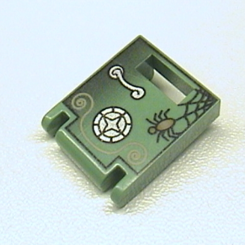 Box 2 × 2 × 2 Door with Slot and Safe with Spider Print Sandgrün