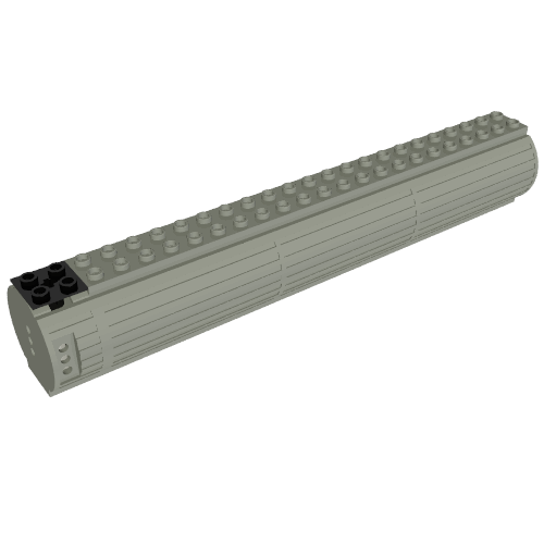Battery Box, 4.5V, 4 × 24, 3 x C-Cell with Switch [Complete Assembly] Hellgrau