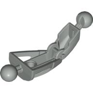 Large Figure Skeletal, Limb, with 2 Ball Joints, and 1 Hole (Toa Nuva) Light Gray