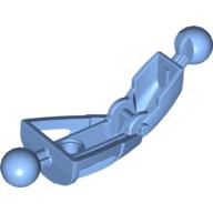 Large Figure Skeletal, Limb, with 2 Ball Joints, and 1 Hole (Toa Nuva) Mittelblau