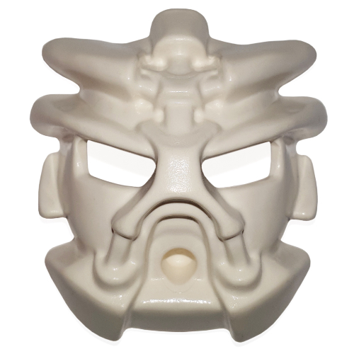 Large Figure Mask Pakari Nuva White