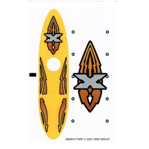 Sticker Sheet for Set 6736-1 [No Color/Any Color]