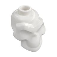 Minifig Head Special, Skull [Plain] Weiß