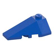 Brick Wedged, Sloped 4 × 2 Triple Left Blue