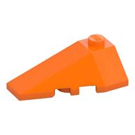 Brick Wedged, Sloped 4 × 2 Triple Left Orange