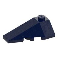 Brick Wedged, Sloped 4 × 2 Triple Left Dark Blue