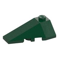 Brick Wedged, Sloped 4 × 2 Triple Left Dark Green