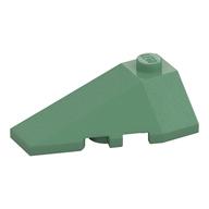 Brick Wedged, Sloped 4 × 2 Triple Left Sand Green