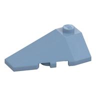 Brick Wedged, Sloped 4 × 2 Triple Left Sand Blue