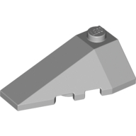 Brick Wedged, Sloped 4 × 2 Triple Left Light Bluish Gray