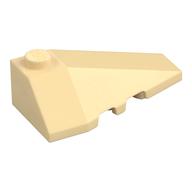 Brick Wedged, Sloped 4 × 2 Triple Right Tan