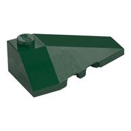 Brick Wedged, Sloped 4 × 2 Triple Right Dark Green