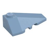 Brick Wedged, Sloped 4 × 2 Triple Right Sand Blue