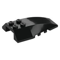Brick Wedged, Curved 6 × 4 Triple Black