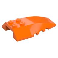 Stein keilförmig, gebogen 6 × 4 dreifach Orange