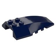 Brick Wedged, Curved 6 × 4 Triple Dark Blue