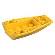 Brick Wedged, Curved Inverted 6 × 4 Yellow
