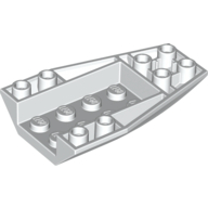 Brick Wedged, Curved Inverted 6 × 4 White