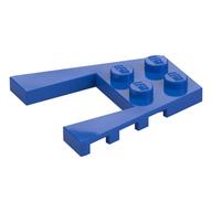 Keil Platte 4 × 4 mit 2 × 2 Aussparung Blau