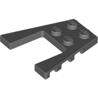 Wedge Plate 4 × 4 with 2 × 2 Cutout Dark Bluish Gray