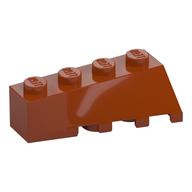 Brick Wedged, Sloped 45° 4 × 2 Left Dark Orange