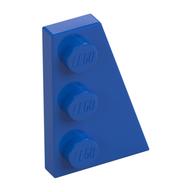 Wedge Plate 3 × 2 Right Blue