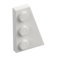 Wedge Plate 3 × 2 Right White