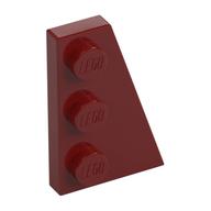 Wedge Plate 3 × 2 Right Dark Red