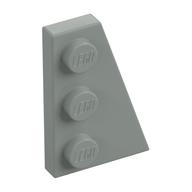 Wedge Plate 3 × 2 Right Light Gray