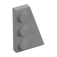 Wedge Plate 3 × 2 Right Light Bluish Gray