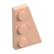 Wedge Plate 3 × 2 Right Light Nougat