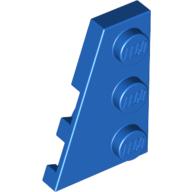 Wedge Plate 3 × 2 Left Blue