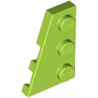 Wedge Plate 3 × 2 Left Lime
