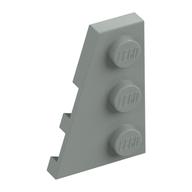 Wedge Plate 3 × 2 Left Light Gray
