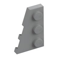 Wedge Plate 3 × 2 Left Light Bluish Gray