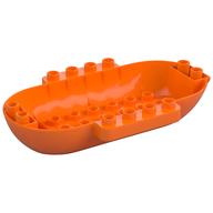 Duplo Boat / Submarine Base 10 × 6 × 1.5 Orange