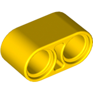 Technic Beam 1 × 2 Thick Yellow