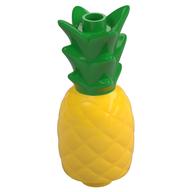 Duplo Food, Pineapple with Bright Green Leaves Print Yellow