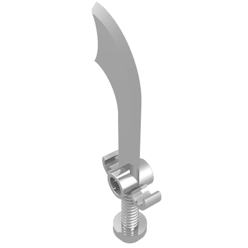 Weapon Sword / Scimitar Chrome Silver
