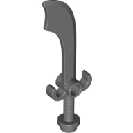 Weapon Sword / Scimitar Dunkelblaugrau