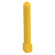 Support Round 1 × 1 × 6 Solid Pillar Gelb