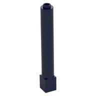 Support Round 1 × 1 × 6 Solid Pillar Dunkelblau