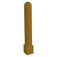 Support Round 1 × 1 × 6 Solid Pillar Pearl Gold