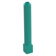 Support Round 1 × 1 × 6 Solid Pillar Dark Turquoise