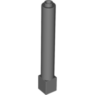 Support Round 1 × 1 × 6 Solid Pillar Dunkelblaugrau