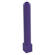 Support Round 1 × 1 × 6 Solid Pillar Dunkellila