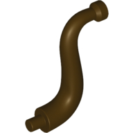 Animal Body Part / Plant, Tail / Trunk / Tentacle / Tongue / Vine / Tree Branch (Short Tip) Dark Brown