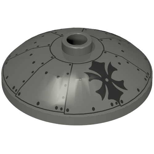 Dish 3 × 3 Inverted [Radar] with Orient China Hat Print Dunkelgrau