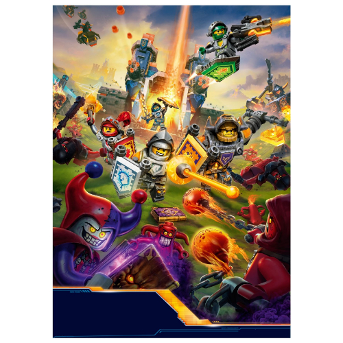 Poster, Nexo Knights [Keine Farbe/Beliebige Farbe]
